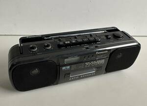 ④t278◆Panasonic パナソニック◆ラジカセ STEREO RADIO CASSETTE RECORDER QUARTZ TIMER RX-FM23 ラジオ AUTO REVERSE UHF/VHF TV SOUND