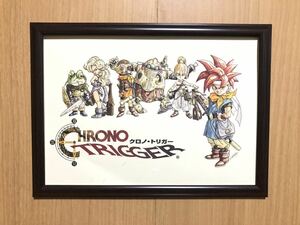 クロノトリガー Chrono Trigger A4 和紙プリント品 ポスター風デザイン 鳥山明 ゲーム 