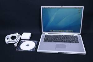 美品動作良好 OS9単独可 PowerBook G4 Titanium チタン最強1GHz M8859J/A A1025 メモリ1GB/HDD100GB/SD/AM/10.4.11/9.2.2