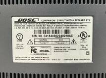BOSE/ボーズ Companion 5/コンパニオン5 マルチメディア・スピーカーシステム オーディオ機器（48043MT6）_画像4