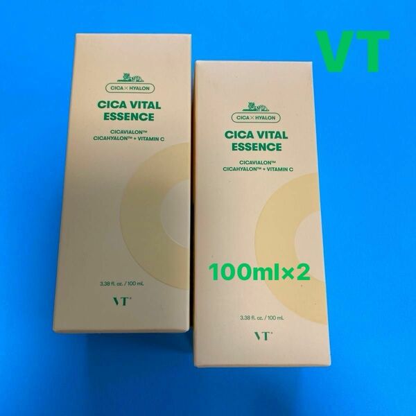 VTコスメティックス CICAバイタルエッセンス100ml×2 韓国コスメ