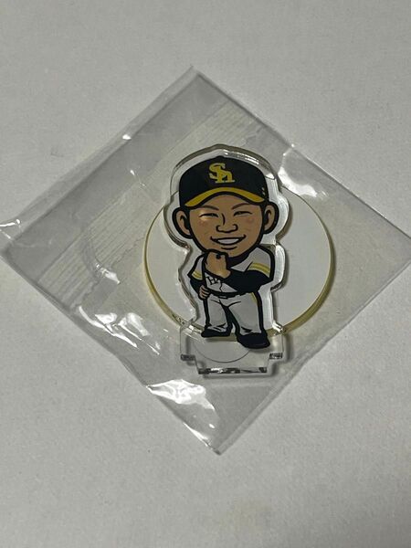 新品 福岡ソフトバンクホークス 中村晃 アクリルスタンド 若鷹ガチャ 白のキセキ
