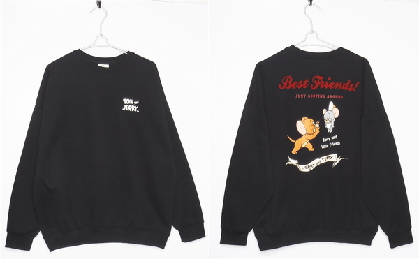 即決■★Tom and Jerry トムとジェリー★■トレーナー SIZE=L