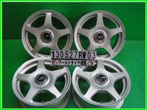 [中古ホイール4本セット]VFR(レーシング テクノロジー)[14x6J+38/100/114.3/5H]アクア,ヴィッツ,シエンタ(5穴),ｂB,ノート,トール,クー