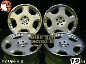 [中古ホイール4本セット]OZ OPERA2[19x8.5J+35/112/5H]ベンツ: Sクラス,SLクラス,CLKクラス,SLKクラス アウディ:A4,A4アバント,A5