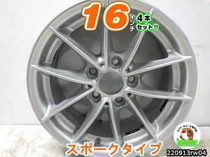 [中古ホイール4本セット]スポークタイプ[16x7J+31/120/5H]BMW:1シリーズ(E87,E88,E82,F20),3シリーズ(E46,E90,E91),Z3(E40),Z4(E85)