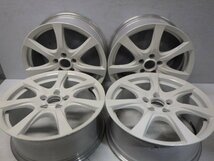 【中古】ホンダ純正/ホワイト/18x7.5J+60/114.3/5H/18インチ ホイール4本セット/ヴェゼル,エディックス,エリシオン,オデッセイ,アコード_画像7