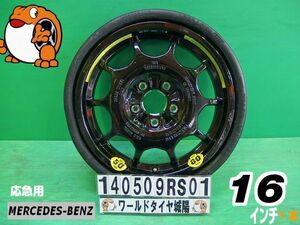  [中古タイヤホイール1本]SLK320 C320 応急用 165/70-16