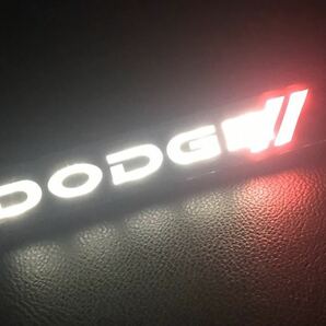 ダッジ DODGE フロントグリル LED エンブレム ロゴ マット チャレンジャー チャージャー ラム マグナム ナイトロ バンマグナム デュランゴの画像1