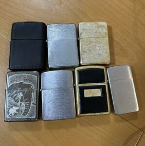 ZIPPO BRADFORD ジッポー オイルライター タバコ 煙草用品 喫煙具 まとめて7点　動作未確認