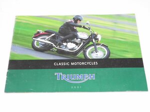 Glp_367054　オートバイカタログ　TRIUMPH Classic Motorcycles 2001　写真乗車横景