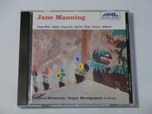 Kml_ZCD210／Jane Manning ジェーン・マニング：ウェイア/ナッシュ/コノリー/ボールド/エリアス/ペイン/ギルバート 声楽作品集（輸入CD)