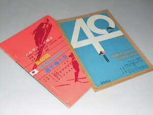 Glp_359780　第40回全日本スキー選手権大会 アルペン/ノルデイック種目　1960・2・～3・12プログラム　同大会本部事務局