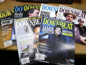【7冊セット/洋書】DOWNBEAT 2010年2.3月号/2011～15年3月号 ジャズ雑誌/JAZZ.