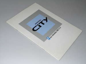 Glp_344601　車パンフレット　HONDA CITY Press Information 1986.10.31 新しいシティ誕生　表紙.文字のみ