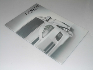 Glp_345018 car pamphlet TOYOTA IPSUM 240 Series cover photograph. all .