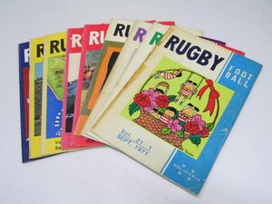 Glp_368659　雑誌 RUGBY　FOOTBALL　21巻1・2・3号/22巻1/23巻4・6/24巻1・4/25巻１号　舟橋快三.編/協会機関誌