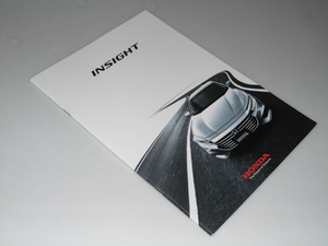 Glp_348627 car catalog HONDA INSIGHT cover photograph. front .