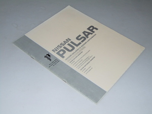 Glp_355281　自動車カタログ NISSAN PULSAR 4Door & 5 Door Hatchback　表紙写真.文字のみ