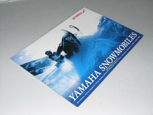 Glp_355496　スノーモービルカタログ　YAMAHA 2006Models LINE UP　表紙写真.雪中走行景