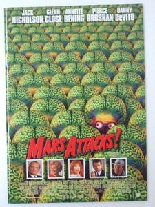 Glp_331496　映画パンフ　MARS ATTACKS!　T・バートン.製作監督/J・ニコルソン.他演