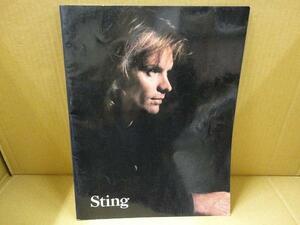 mkm_9155p スティング Sting '87～'88 ツアーパンフレット