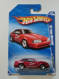 Kml_ZZm048／Hot Wheels ホットウィール：HW PERFORMANCE '10　'92 FORD MUSTANG　 【未開封】