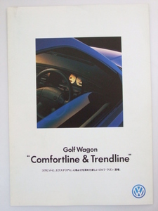 Glp_334433　自動車カタログ フォルクスワーゲン Golf Wagon Comfortline & Trendline　表写真.室内一部