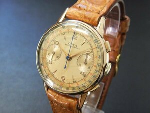 6079 rare outright sales * DOXA anti magnetique Chronograph Watchdoksa chronograph hand winding men's wristwatch antique 