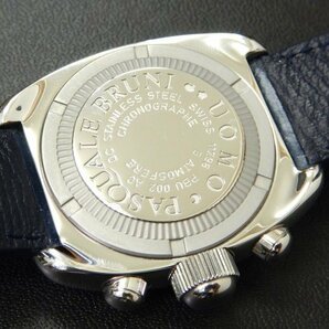 6085 希少売切り☆ パスクワーレブルーニ マグナム クロノグラフ PBU 002 AC PASQUALE BRUNI メンズ 自動巻き 腕時計の画像5