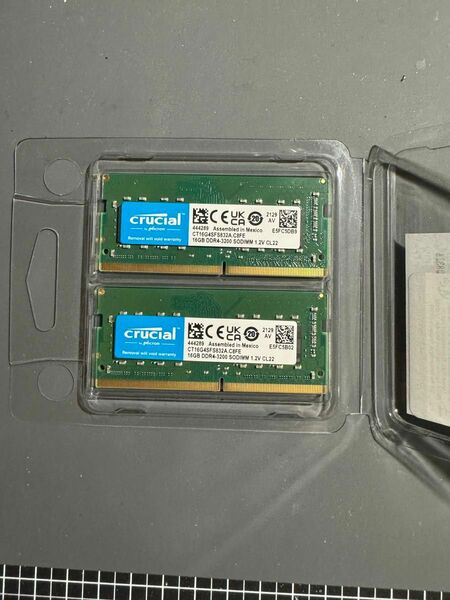 メモリ Crucial SODIMM 2x16GB DDR4-3200