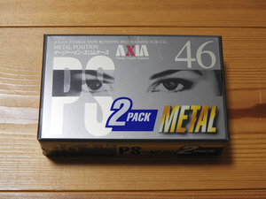 AXIA PS metal position cassette tape 46 minute 2 ps METAL