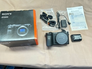 【美品】SONYソニー　α6600　ILCE-6600