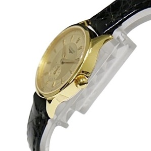 K4w79 LONGINES 腕時計 レディース クオーツ L4.206.2 退社記念刻印あり 現在不動 60サイズの画像3