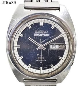 JT5w89 SEIKO 6106-8420 腕時計 自動巻き 現在稼働 カレンダー不具合あり 現状品 60サイズ