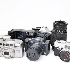 G4w77 カメラおまとめ CANON OLYMPUS PENTAX KONICA MINOLTA Panasonic 動作未確認 80サイズの画像1