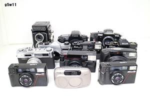 G5w11 カメラおまとめ PENTAX RICOH NIKON YASHICA CANON 他 動作未確認 80サイズ