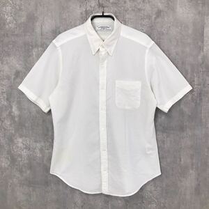 AUTHENTIC WEAR コットンシルク 半袖 シャツ 薄手 白 M 送料無料