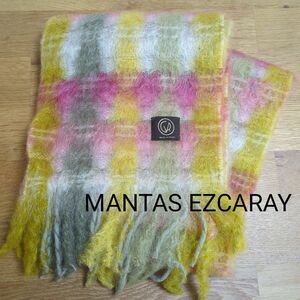 未使用　MANTAS EZCARAY　マンタスエスカレイ　モヘヤマフラー