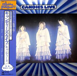 A00595201/LP/キャンディーズ(伊藤蘭・藤村美樹・田中好子)「Candies Live / 蔵前国技館10、000人カーニバル Vol.2 (1976年・25AH-125)」