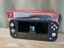 Nintendo Switch Lite 任天堂 ニンテンドースイッチ ライト グレー 動作品_画像2