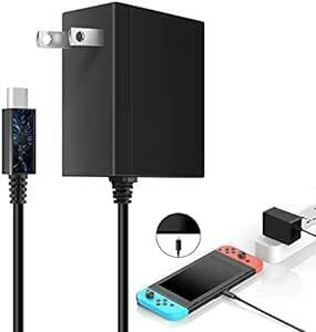 Switch OLED/Switch/Switch Lite用 NS ACアダプター スイッチ 充電器 ドック代用品 TVモード対