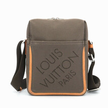 ルイヴィトン LOUIS VUITTON ダミエ ジェアン シタダン ショルダーバッグ 斜め掛け テール レザー メンズ グレー M93040_画像2