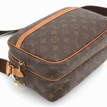 ルイヴィトン LOUIS VUITTON モノグラム リポーターPM ショルダーバッグ 斜め掛け ブラウン メンズ レディース レザー M45254_画像8