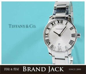*TIFFANY&Co. Tiffany Atlas 2 hand 29mm wristwatch quartz 34875995 silver lady's watch Rome with translation price cut 