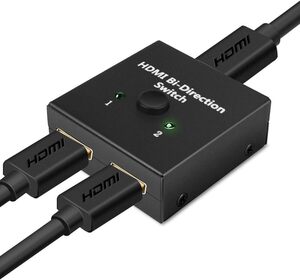 2 HDMI 切替器 4K 60HZ hdmi Ver2.0 セレクター 1入力2出力/2入力1出力 双方向 HDCP 2.2 手動 切り替え PS4 Pro DVDプレーヤー HDTV対応