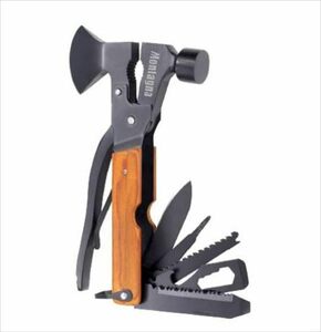 Montagna 13in1 multi tool Axe axe pincers nippers Hammer knife +- Driver ( large / small ) saw ( small /.) hex key corkscrew file 