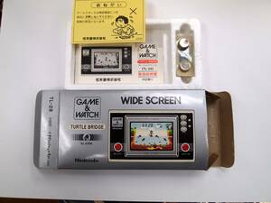 [ unused goods ] nintendo Game & Watch ta-toru Bridge box opinion attaching *Nintendo GAME&WATCH TURTLE BRIDGE TL-28