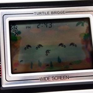 【未使用品】任天堂ゲームウォッチ タートルブリッジ 箱説付★Nintendo GAME&WATCH TURTLE BRIDGE TL-28の画像3