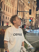 Drew House FW24ドリューハウス cereal Tシャツ 半袖 ホワイト 白 L トップス ジャスティンビーバー ロゴ カジュアル アイスクリーム_画像7